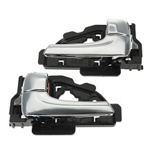 1Pair Car Inside Door Handle Trim 82610-25010 82620-25010 for Tucson Ix35 2010-2015 Chrome Handle