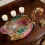 Modern Glass Cygne Shape Bowl Decorative Biscuits Storage-Amber 2