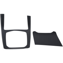 Car Interior Modification Center Console Gearbox for X5 2019- Carbon Fiber Pattern Gear Panel