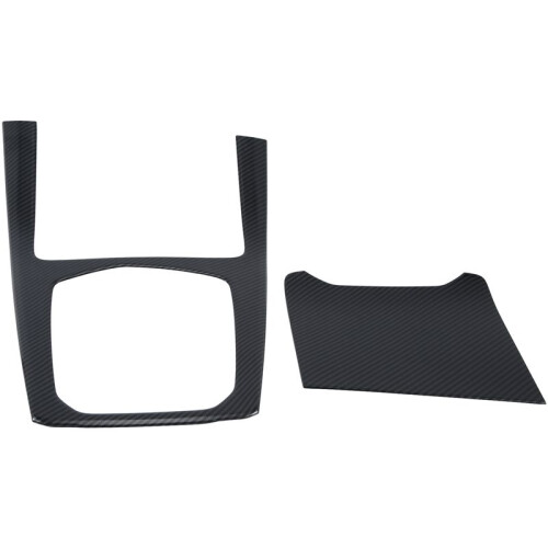 Car Interior Modification Center Console Gearbox for  X5 2019- Carbon Fiber Pattern Gear Panel