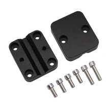 Universal 12-16Mm AcessóRios de ModificaçãO da Motocicleta NavegaçãO Gps Liga de AlumíNio Multi-FunçãO Suporte Preto