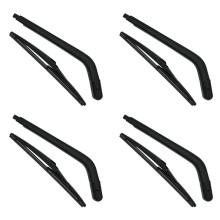 4X Rear Windshield Wiper Arm Blade Set for Fortuner 2008-2017
