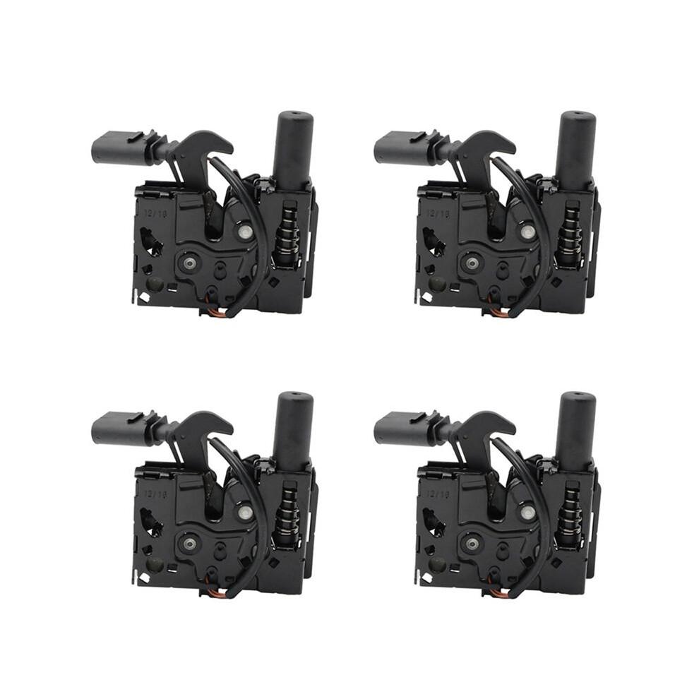 4X Under Hood Release Lid Lock W/ 8Wd823509 For A4 A5 S4 S5 Q5 8Wd 823 509 Front Lower Bonnet Hood Latc 4712095778578