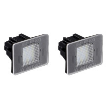 2 Pcs LED License Plate Light Rear Trunk Lid License Plate Light for A B C V GLA GLB GLC GLE A0009062903