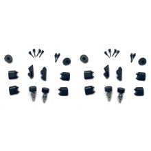 2X Rubber Stopper Bumper Asst Kit + Hood Adjusters for Camaro 1967 1968 1969