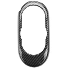 Car Control Console Panel for   Cooper S F55 F56 F57 Car Interior Moulding Panel Cover Carbon Fibre Style