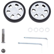 60x11mm Luggage Wheel Replacement Wear Resistant PU Caster Suitcase Replacement Wheel Luggage Double Wheel 8mm