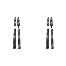 8X Car Roof Top Hinge Cover Left Right Clips Roof Hinge Cover 54377184037 54377184038 for  M3 E93 M4 F83 F33
