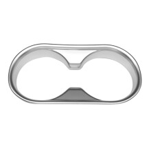 For CX-5 CX5 2017 2018 ABS Chrome Central Armrest Water Cup Holder Frame Decoration Cover Trim
