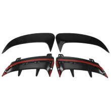 GläNzend Schwarz Heck StoßStange Splitter Spoiler Hinten Canard Luft EntlüFtung Trim für A Klasse W177 A180 A200 A250 A45 2019+