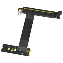 Riser Cable M.2 NVME to PCIE X16 Adapter  Extension Cable 90 Degree PCI Express 3.0 16X to M Key Riser Cable A