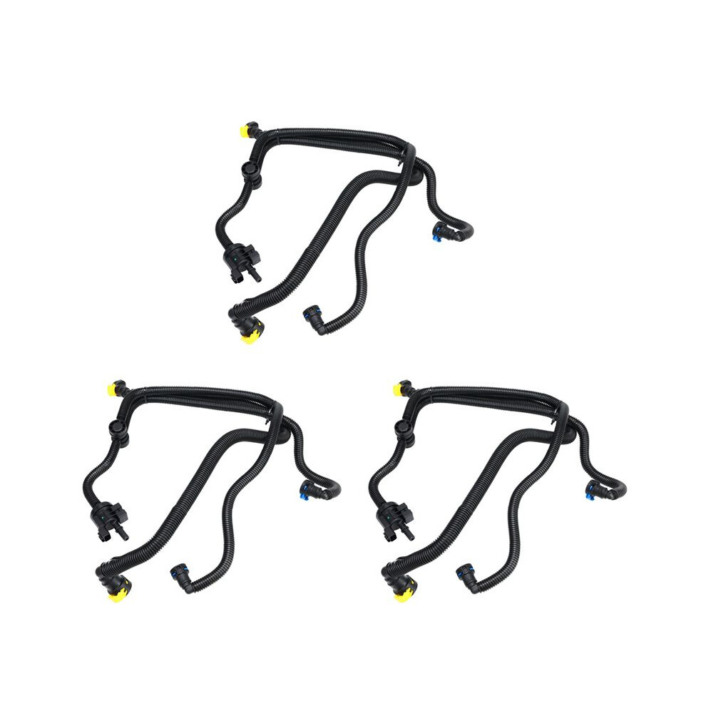 3X Hg9z9d289e Canister Purge Valve For Mkz Fusion 2017-2020 2.0L L4 Hg9z9d289b Hg9z9d289d Black 6031065870608