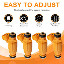 4PCS 35310-03300 Fuel Injector Nozzle for Accent Verna Rio 1.4L 3531003300