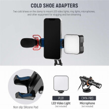 Pocket Foldable Tripod for Phone Vertical Horizontal Photograph Expansion Video Light Microphone Photography Vlog