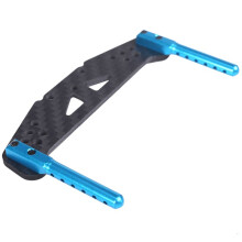 2X Carbon Fiber Front and Rear Shock Tower with Body Post Mounts for TT01 TT-01 1/10 RC Car Upgrade Parts