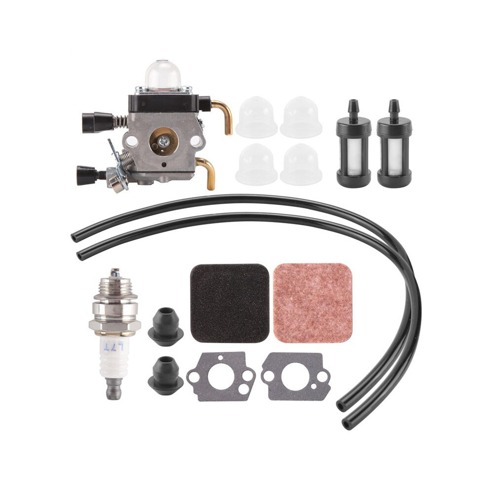 Fs85 Fs80 Carburetor For Fs75 Fs80r Fs85 Fs85r Fs85t Fs85rx String Trimmer Weedeater C1q-S97 Carb W/Fuel Repower Kit Air Filter 6032204818017