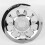 Chrome Outer Rear Pulley Cover Insert for  Softail Fat Boy Lo FLSTN FXSTC 5