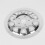 Chrome Outer Rear Pulley Cover Insert for  Softail Fat Boy Lo FLSTN FXSTC 6