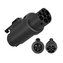 IEC62196 Type 2 to SAE J1772 Type 1 EV Adapter Charging Convertor 250V 32A Type2 to Type1 Charger Converter Adaptor
