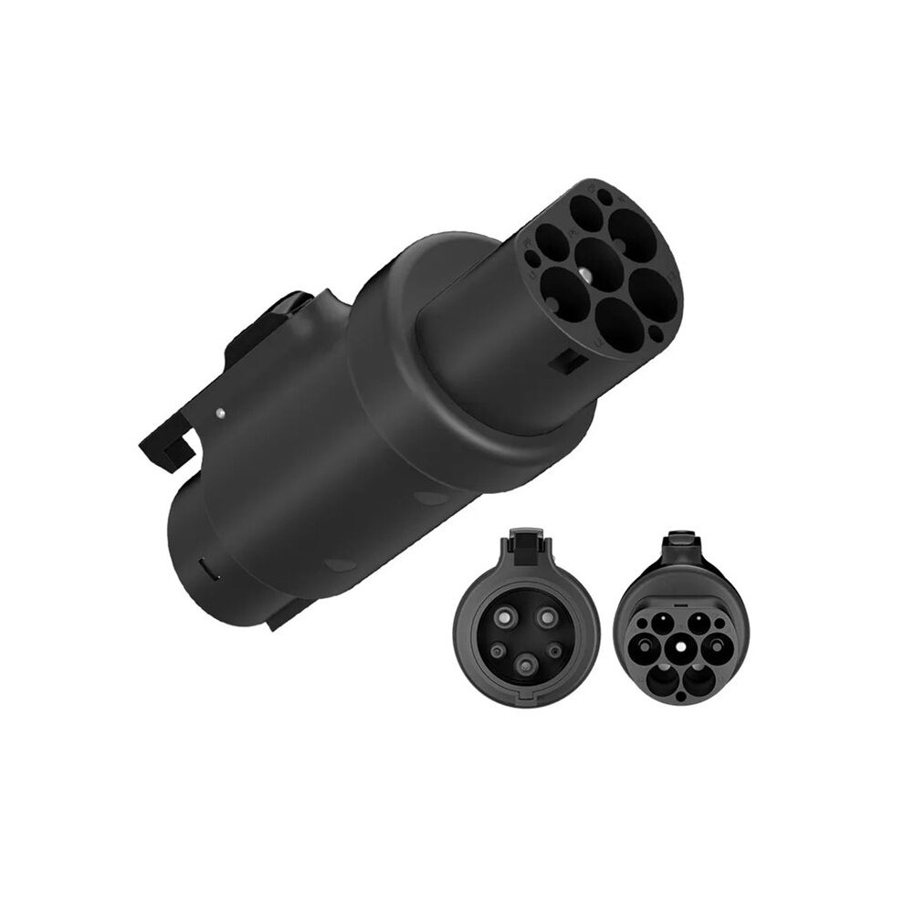 Iec62196 Type 2 To Sae J1772 Type 1 Ev Adapter Charging Convertor 250V 32A Type2 To Type1 Charger Converter Adaptor 6032062035861
