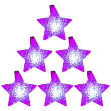 Bracelets LED clignotants, élégants avec étoiles,-Violet A