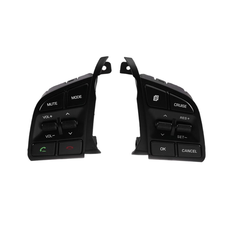 Steering Wheel Cruise Control Remote Volume Button 96710-D3500 96720-D3200 For Tucson 2015-2019 Black 6032926554033