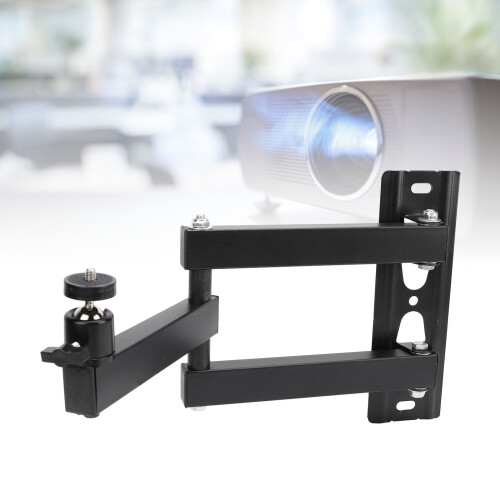 Projector Wall Bracket 20-40cm Adjustable Foldable & Universal 1/4 Interface