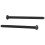 M3 x 45mm Alloy Steel Hex Socket Button  Screws Black 20 Pcs 4