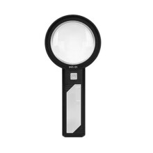 Lupe 5-fache Vergrößerung, drehbar mit LED-Licht für Lesen, Schmuck, Inspektion Black