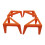 4pcs Canvas Stands for Acrylic Paints Pouring Painter-Orange 1