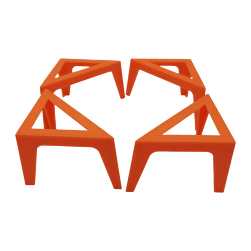 4pcs Canvas Stands for Acrylic Paints Pouring Painter-Orange