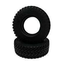 16Pcs RC 1:10 Crawler Beadlock Wheels Tire 1.9 Inch Rubber Wheel Tire 98mm Tyre for RC Car Truck Axial SCX10