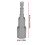 2Pcs Power Wing Nut Driver Set,Slot Wing Nuts Drill Bit Socket Wrenches Tools Set,1/4inch Hex Shank Drills Bits for Panel Nuts Screws Eye C Hook Bolt 8