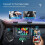 Wireless CarPlay Adapter, Car Dongle Converts Wired to Wireless, Type-C/USB, Plug & 2