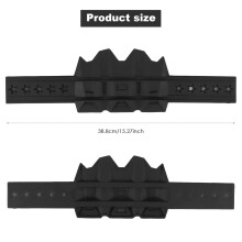 Universal Motorcycle Exhaust Muffler Drop Protection Ring-Silencer Protector Guard for Motocross Moto Motocross Enduro Black