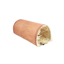 Small Animal Play Tunnel with Natural Grass-Orang Pink S
