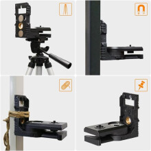Infrared Level L-Shape Adapte Magnetic Pivoting Base for Wall Ceiling Mount,Alternative to A Standard 1/4in,5/8in Thread