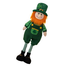 StPatrick's Green Irish Leprechaun Tomtes Elf Gnome Doll-boy