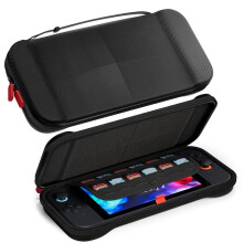 Slim Carrying Case for 2 2025, Hard Shell Travel Case with 12 Game Cards Slots, Portable Carry Bag