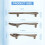 15 Pcs Knife Spoon Fork Kitchen Cabinet Closet Drawer Pull Handles Knobs 3-Inch Center to Center Bronze 7
