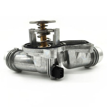 11531437040 Gruppo Termostato Acqua di Raffreddamento nel Alluminio per 3' 5' 7' E46 E39 X5 X3 Z3 Z4 330I 525I 11531436823