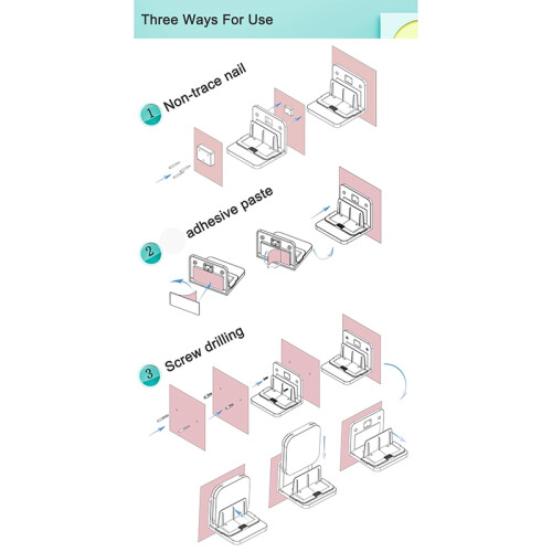 Wall-Mounted Bracket, Set-Top Box Bracket/Router/Optical Modem//Wireless Screen Device Universal Wall Mount White 2