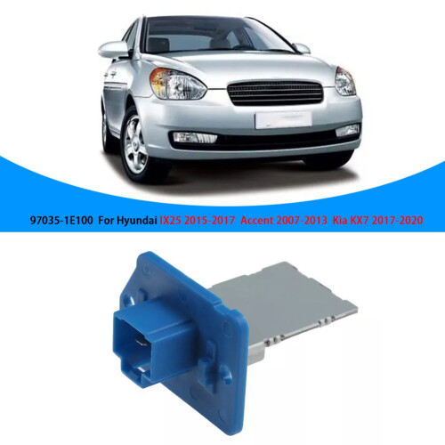 970351E100 Blower Resistance Module for  IX25 Accent  KX7 Air Conditioning Heater Speed Regulating Resistor 1