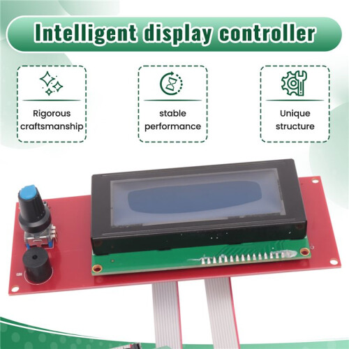 Display Controller Ramps 1.4 2004 LCD Controller with Adapter Suitable for 3D Printer RepRap Adapter 2
