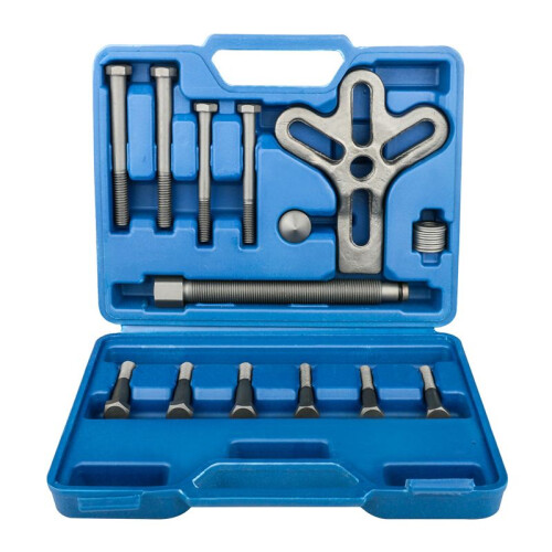 13PCS Auto Steering Wheel Puller Harmonic Balancer Gear Pulley Crankshaft Tool Kit Disassembly Removal Tool Set