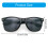 Glasses Light Show Refractions Change to Heart-Black frame A 3