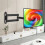 Monitor Wall Mount , Adjustable Screen Bracket for 14-32Inches Universal Retractable TV Mounts 3