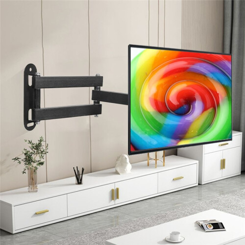 Monitor Wall Mount , Adjustable Screen Bracket for 14-32Inches Universal Retractable TV Mounts 2