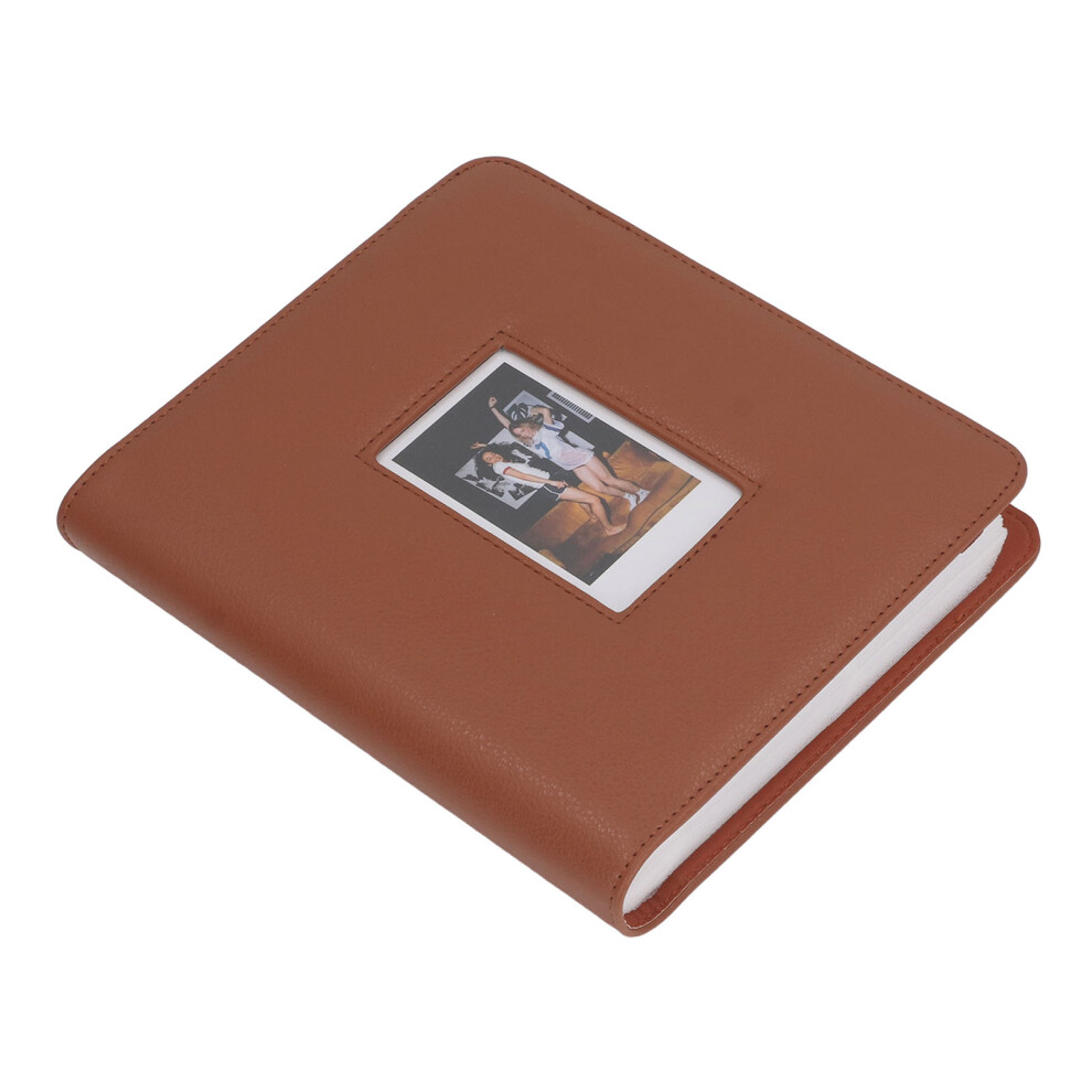 Leather Cover Photo Album For 3In Instant Camera 288 Capacity Finish Brown 4271385399003