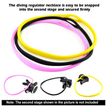 Diving Accessory Silicone Regulator Necklace Easy to Wear & Secure Dive Gear
